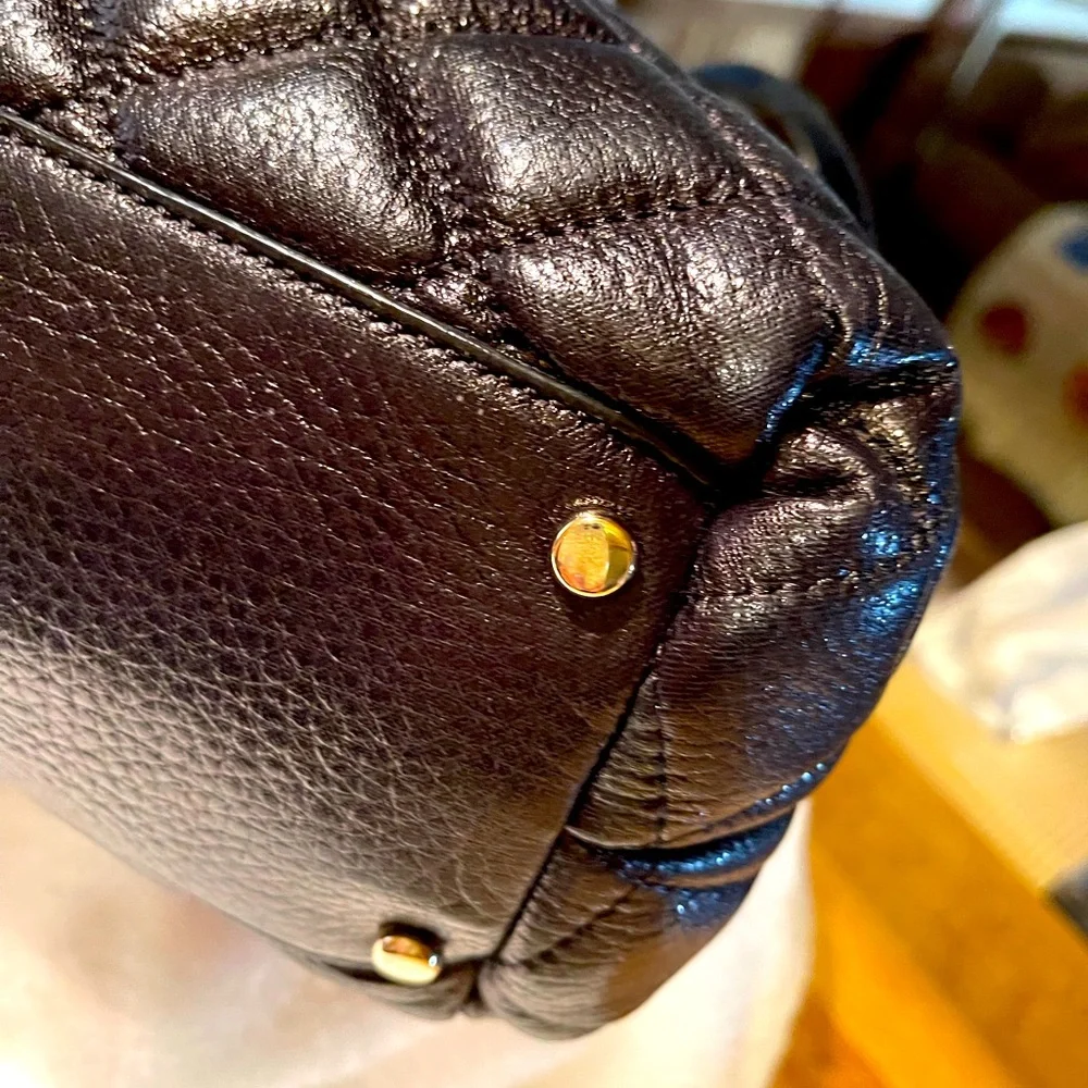 Kate Spade Goldcoast Georgiana Quilted BLK Satchel - Picture 11 of 16